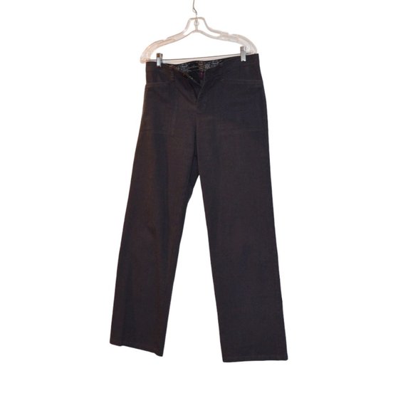 Gloria Vanderbilt Vintage Pants Women Casual Dark Grey 8 - Picture 1 of 8